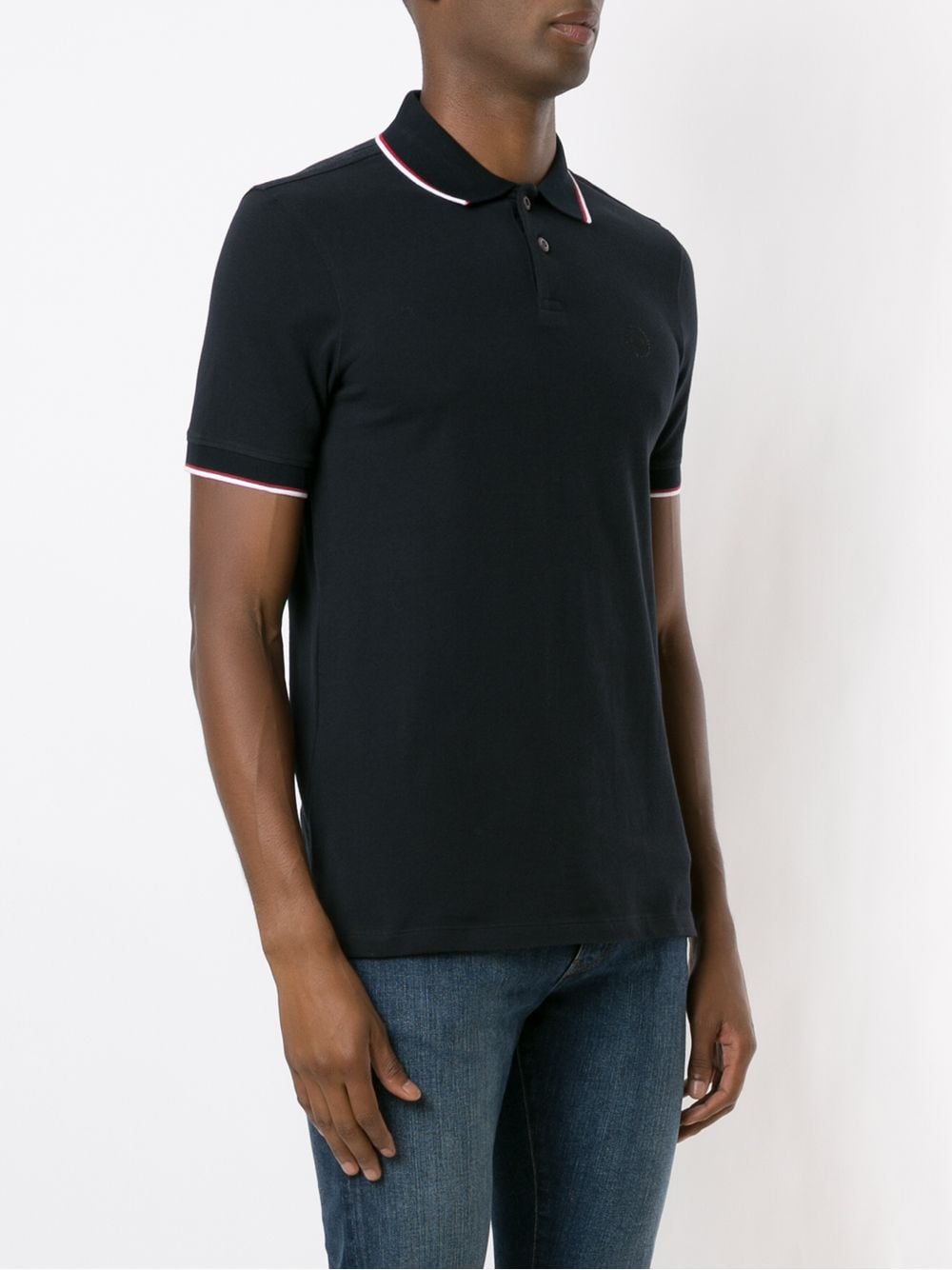 Armani Exchange contrasting-stripe polo shirt - Image 3