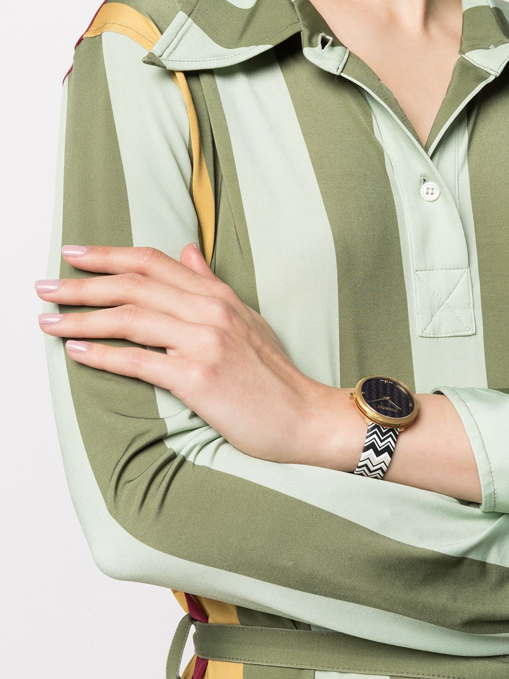 Missoni M1 chevron-strap watch - Image 2