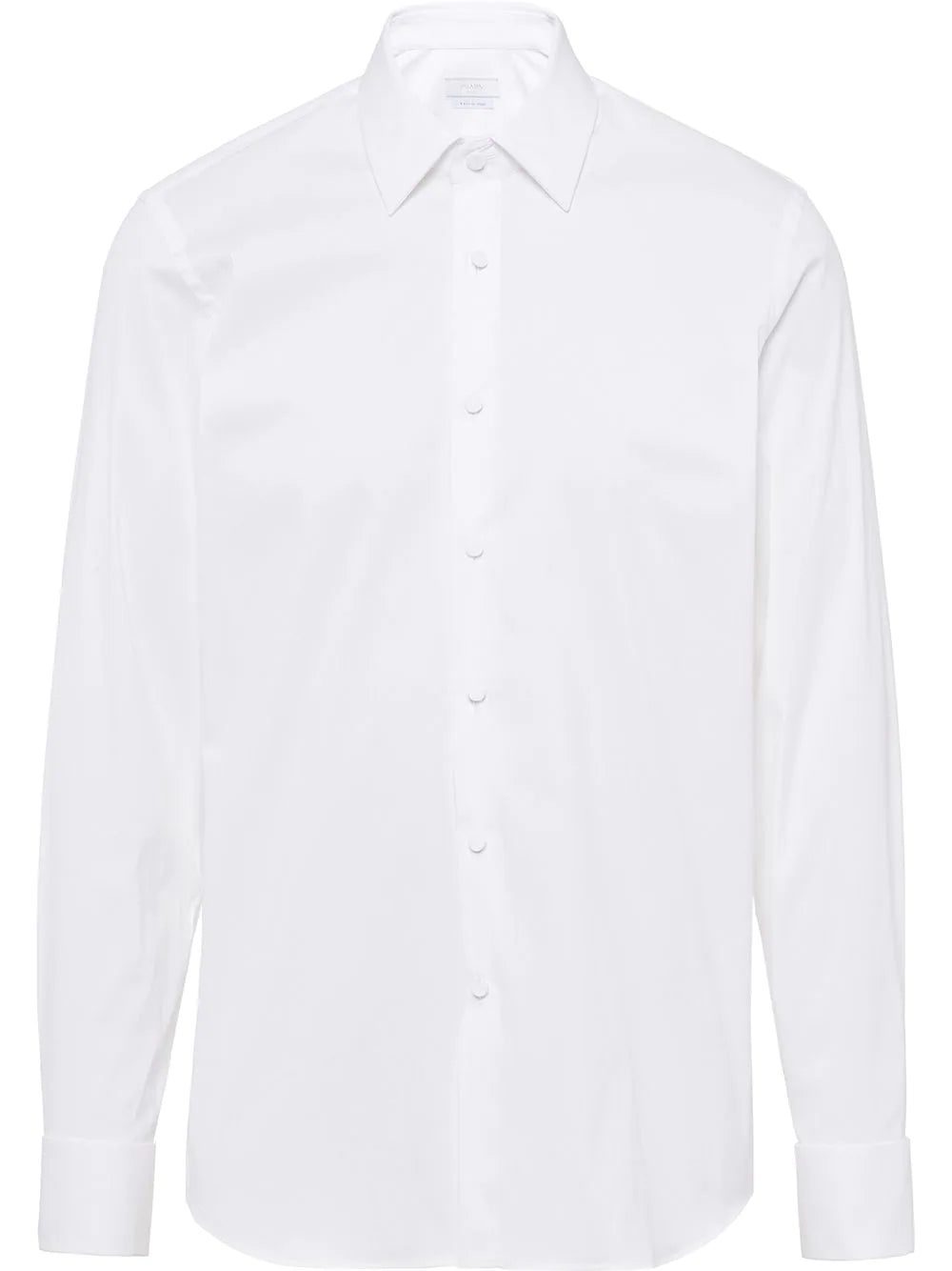 Prada spread collar button-up shirt