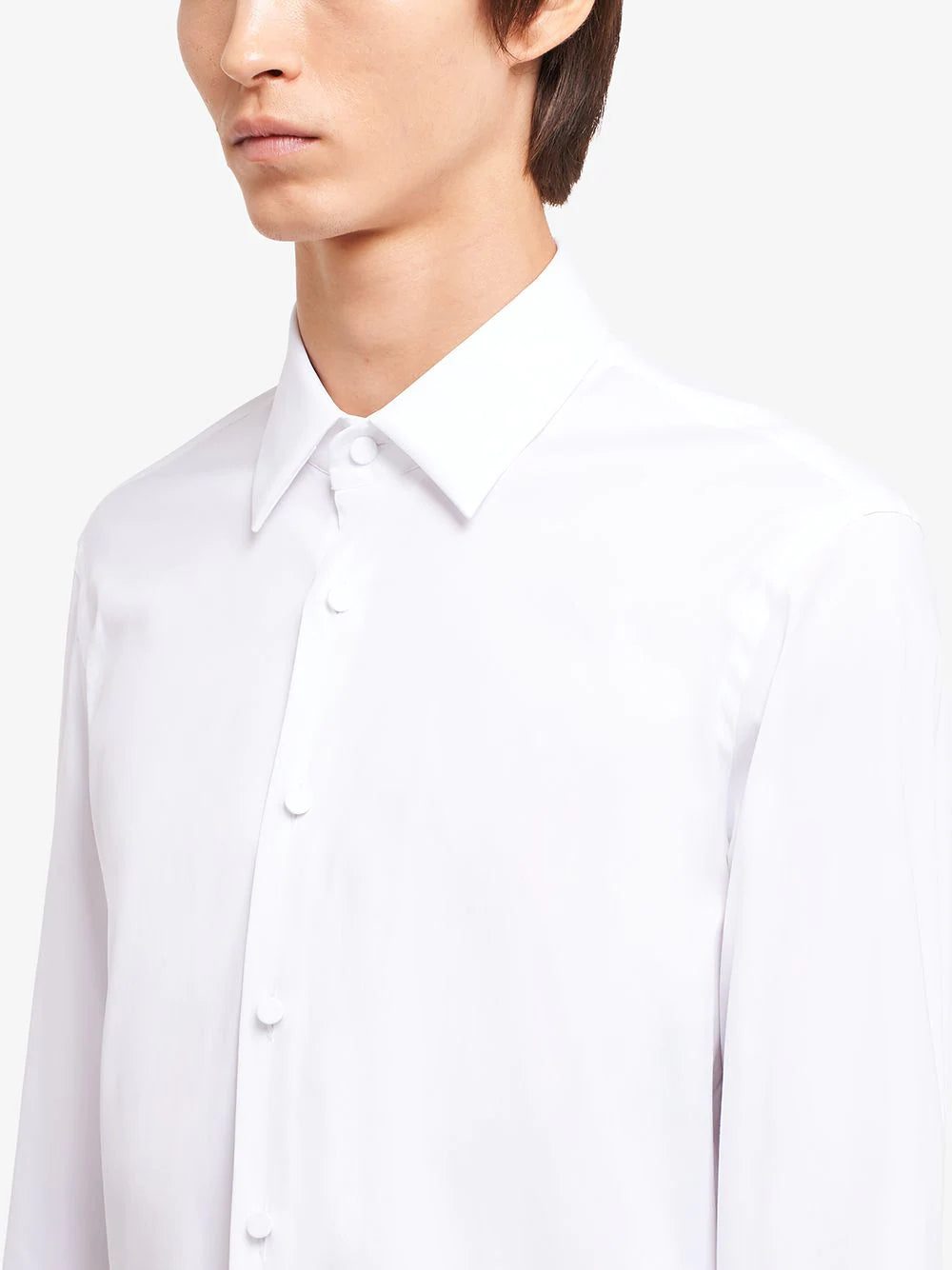 Prada spread collar button-up shirt - Image 4