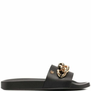 Versace  chain-embellished Medusa slides