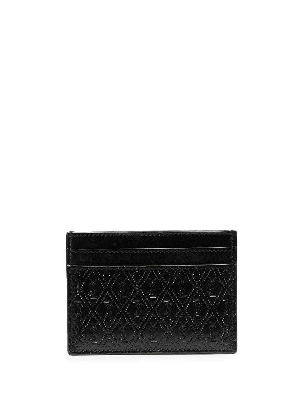 Saint Laurent perforated leather cardholder