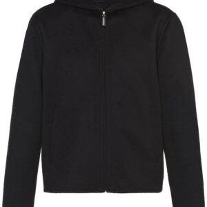 Prada  zip front knitted hoodie