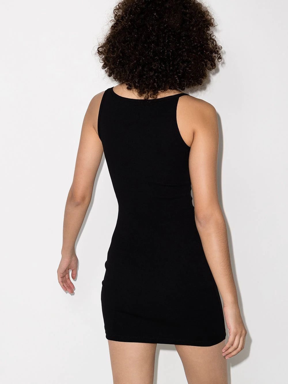 Off-White logo-print ribbed dress - Image 3