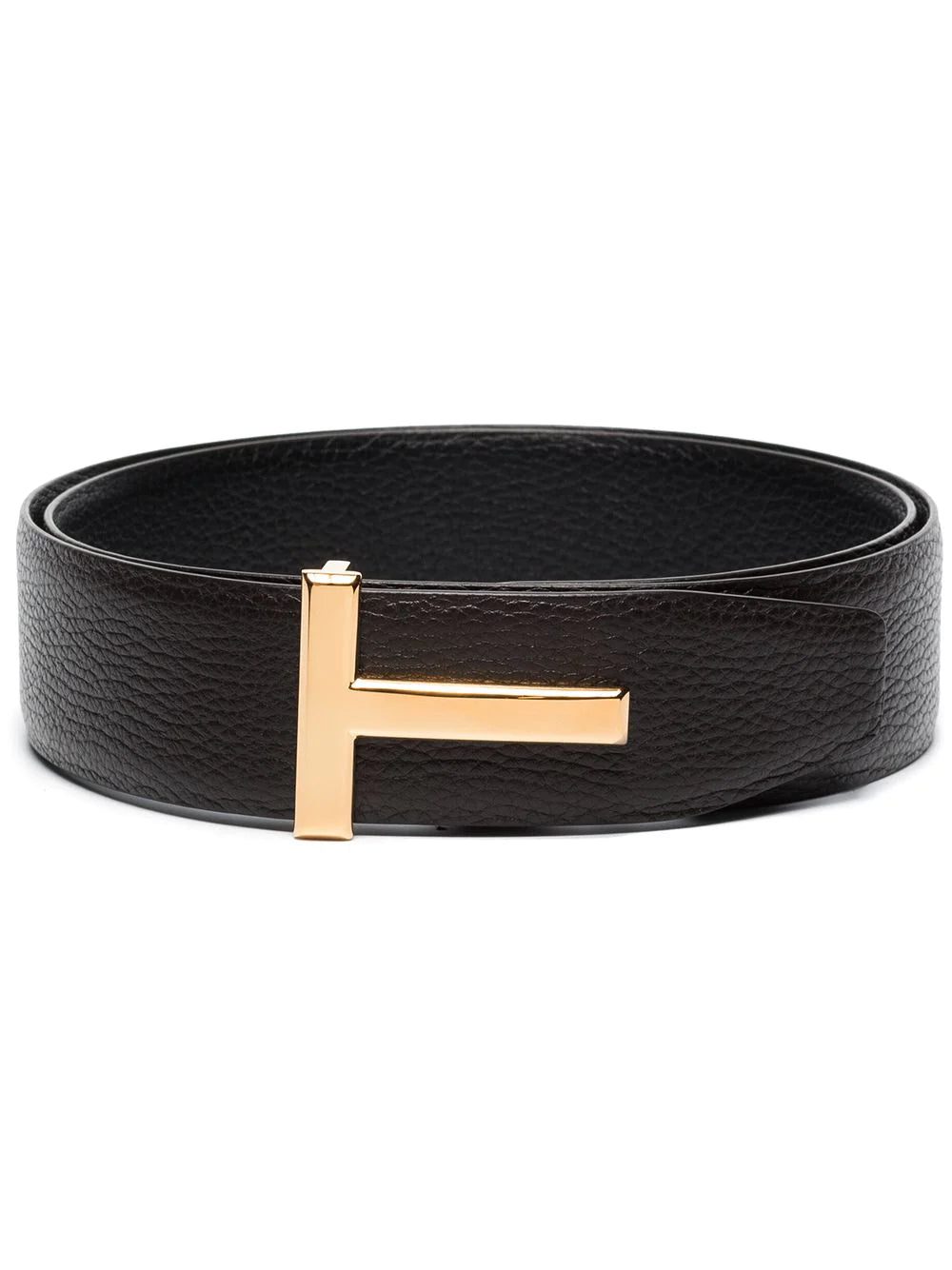 Tom Ford calf leather T-buckle beltTom Ford