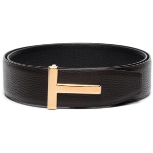 Tom Ford calf leather T-buckle belt