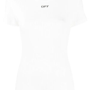 Off-White  basic ribbed T-shirt