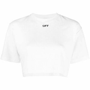 Off-White  cropped short-sleeve T-shirt