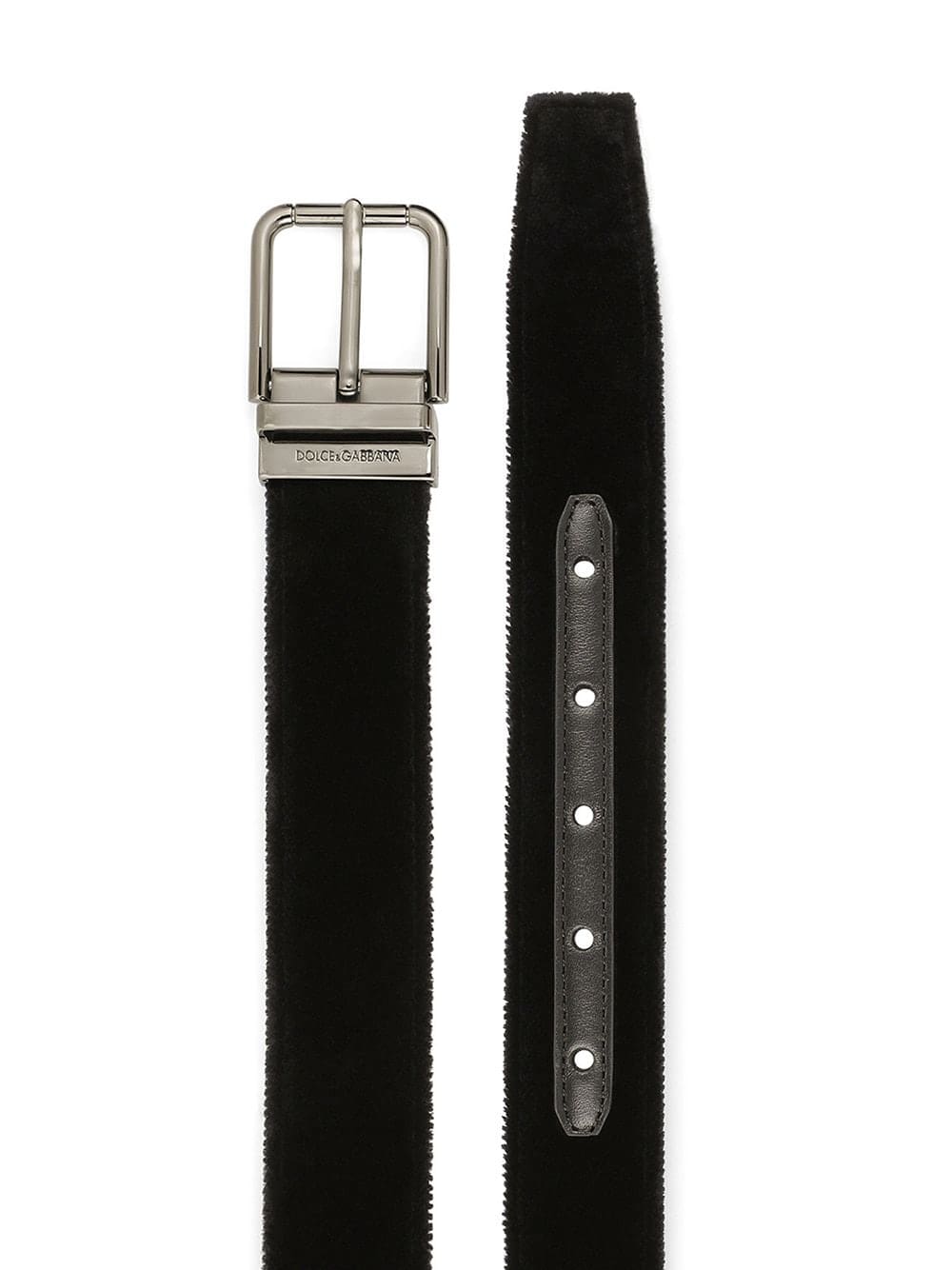 Louis Vuitton buckled velvet belt - Image 2
