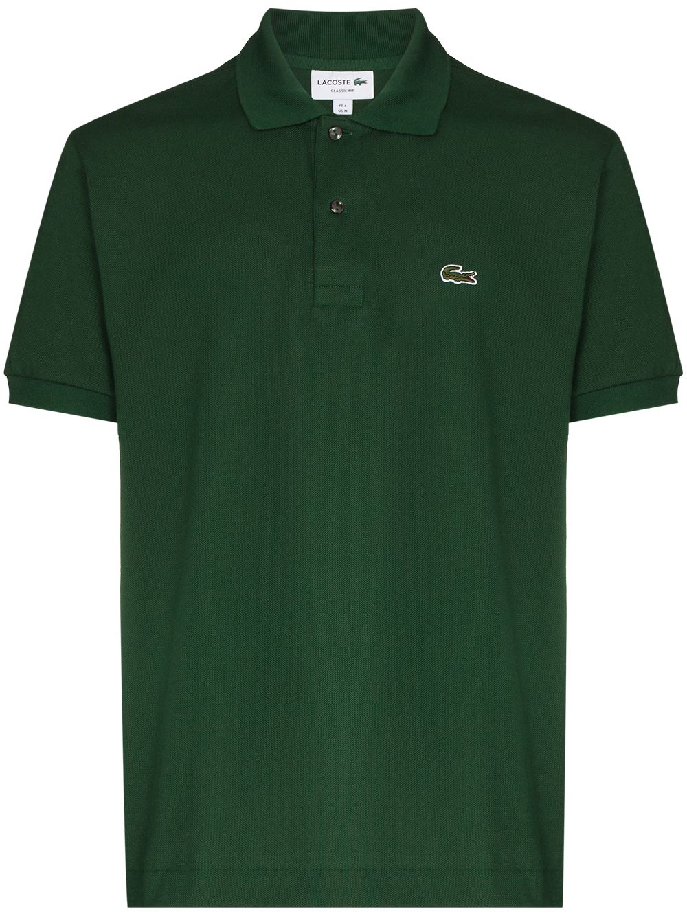 Lacoste logo-patch short-sleeve polo shirt