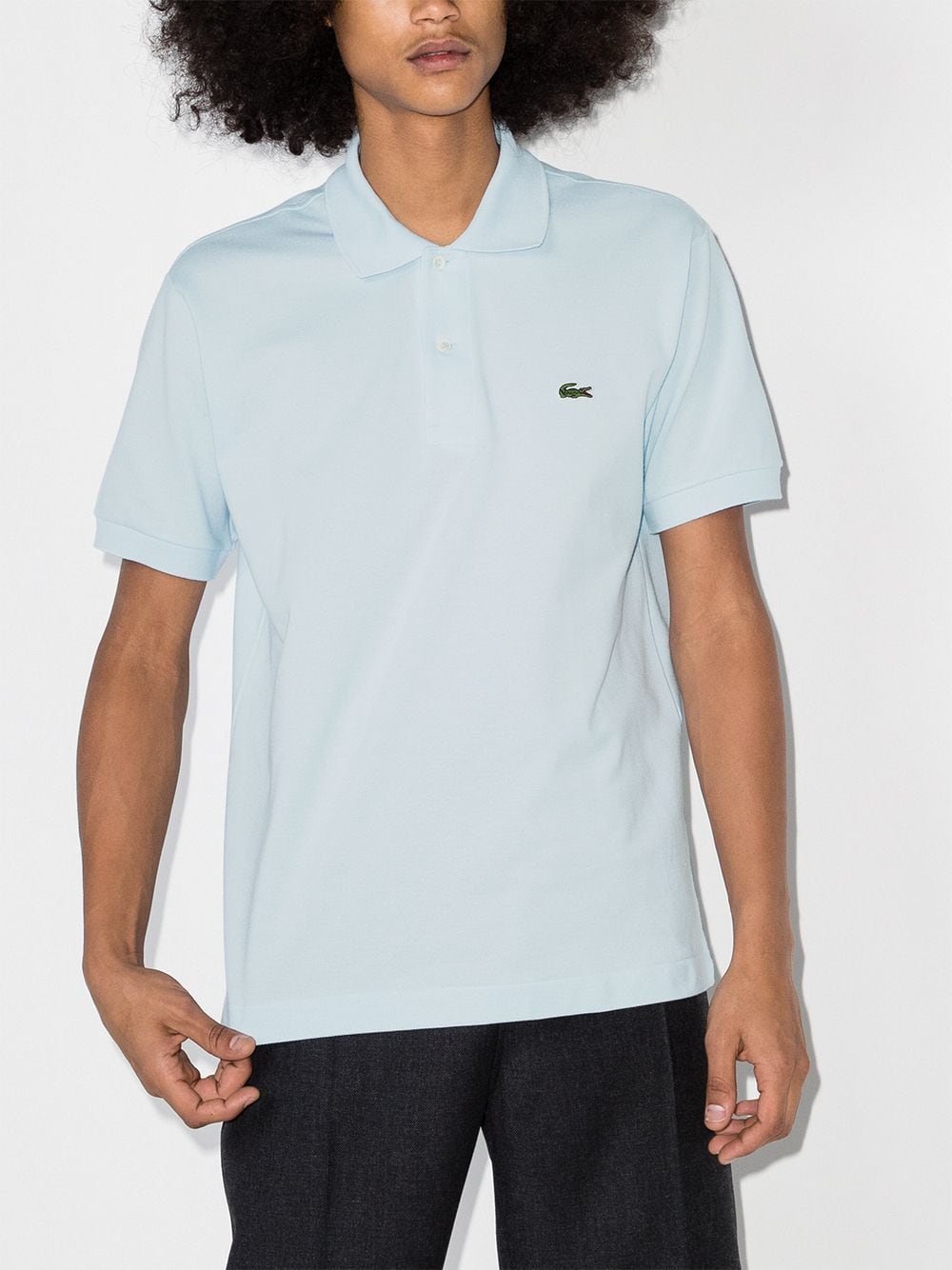 Lacoste logo-patch short-sleeve polo shirt - Image 2