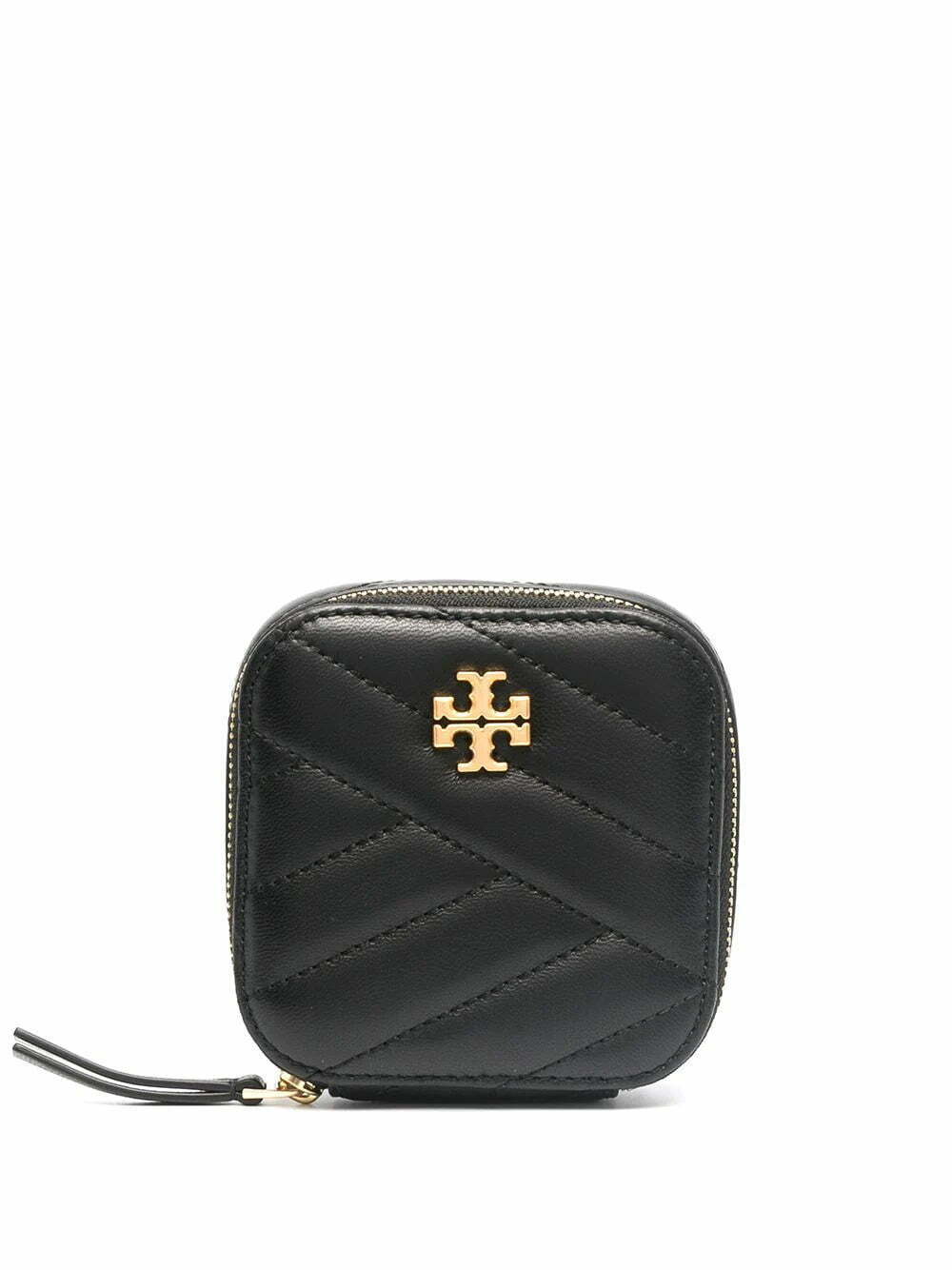 Tory Burch quilted lambskin jewellery case