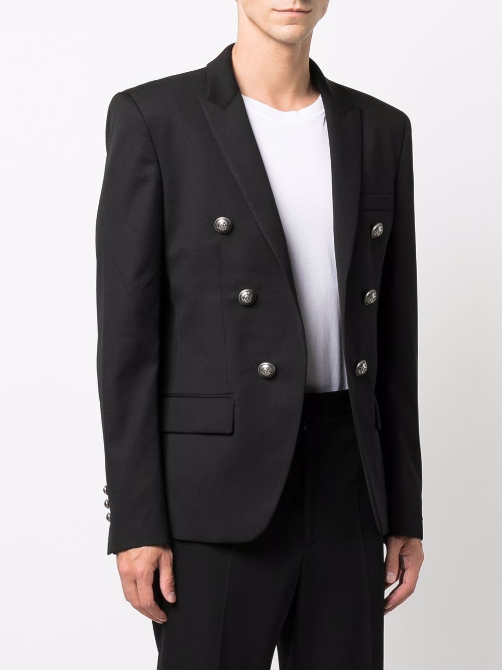 Balmain double-breasted fitted jacket - Image 3