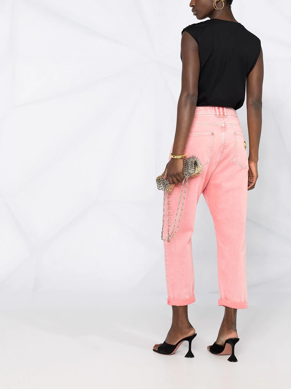 Balmain button-detailed T-shirt - Image 4