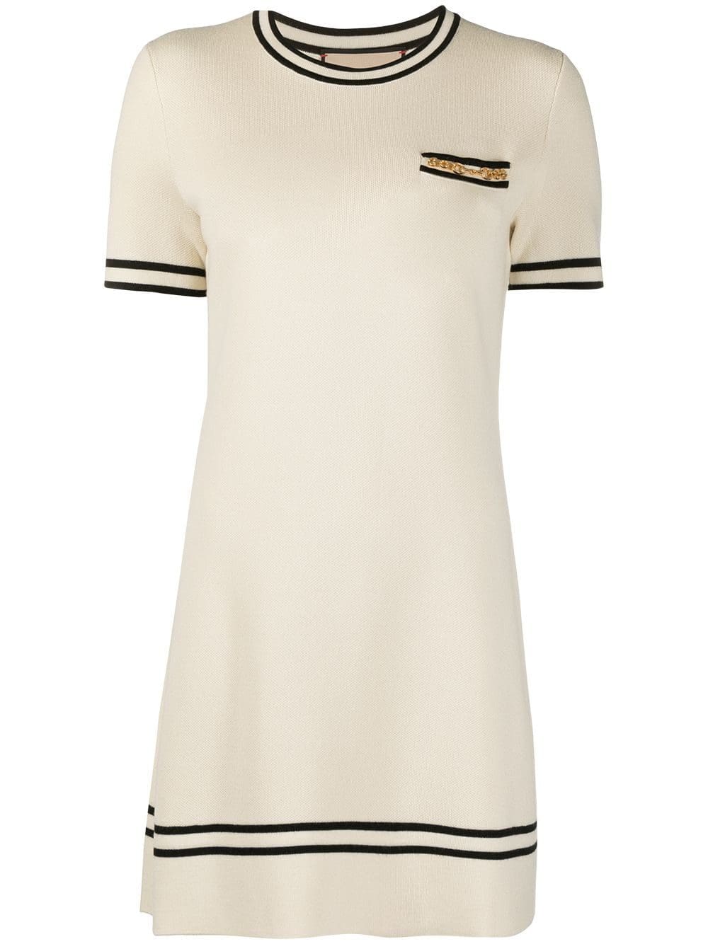 Gucci Horsebit short-sleeve knitted dress