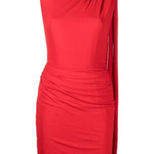 Alexander McQueen  draped-detail fitted mini dress