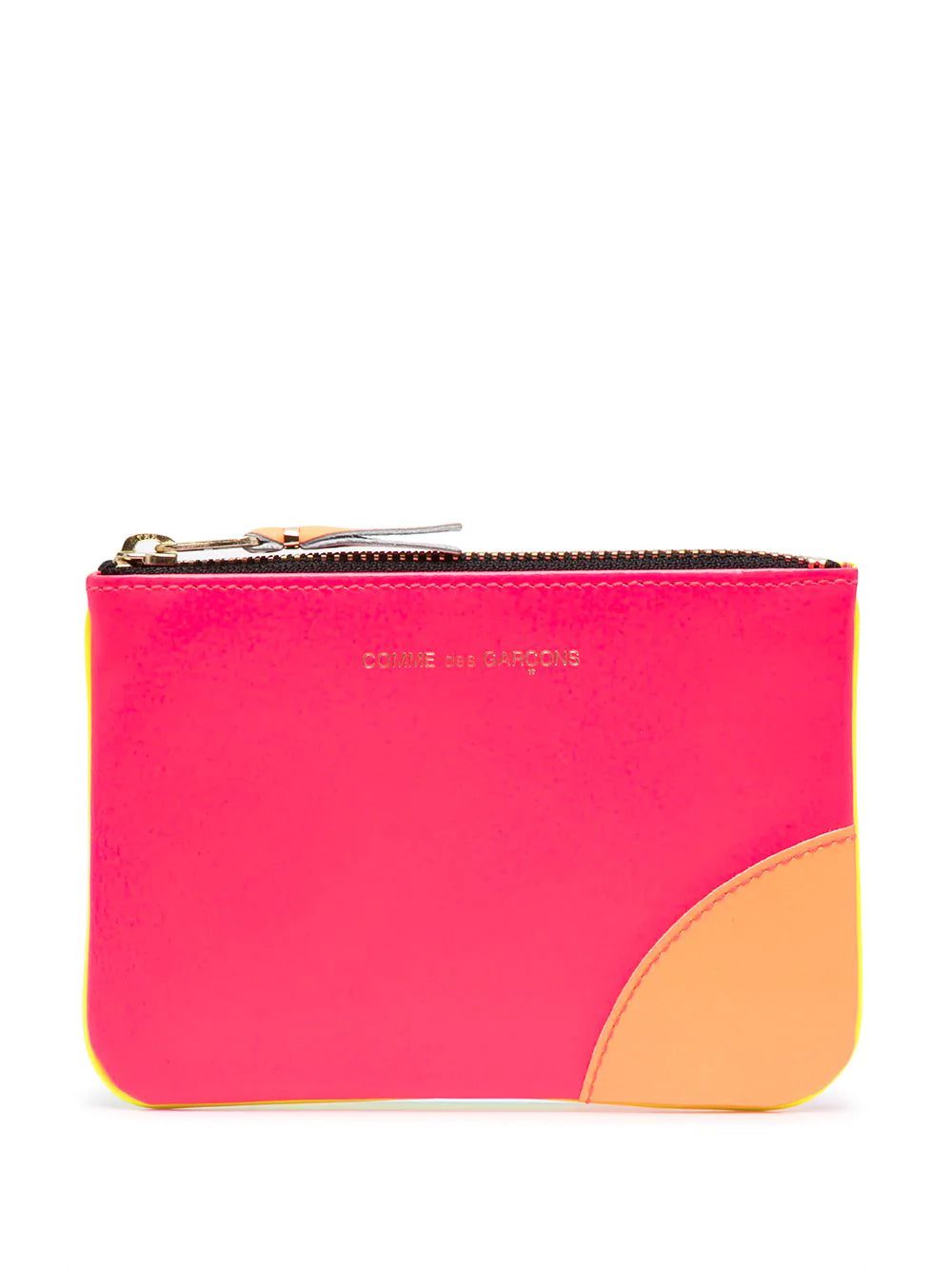 Comme Des Garçons Wallet colour-block zipped wallet