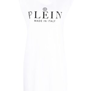 Philipp Plein logo print T-shirt dress