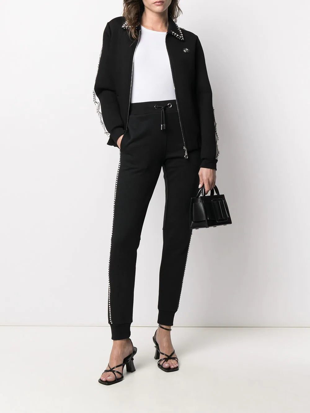 Philipp Plein logo zipped bomber jacket - Image 2