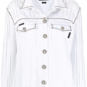 Philipp Plein  fringe-detail denim jacket