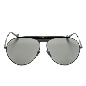 Gucci Eyewear logo-print pilot-frame sunglasses