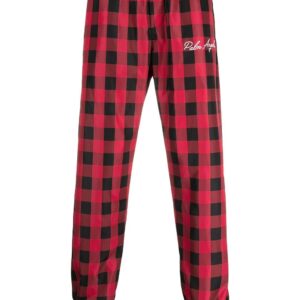 Palm Angels  check print track pants