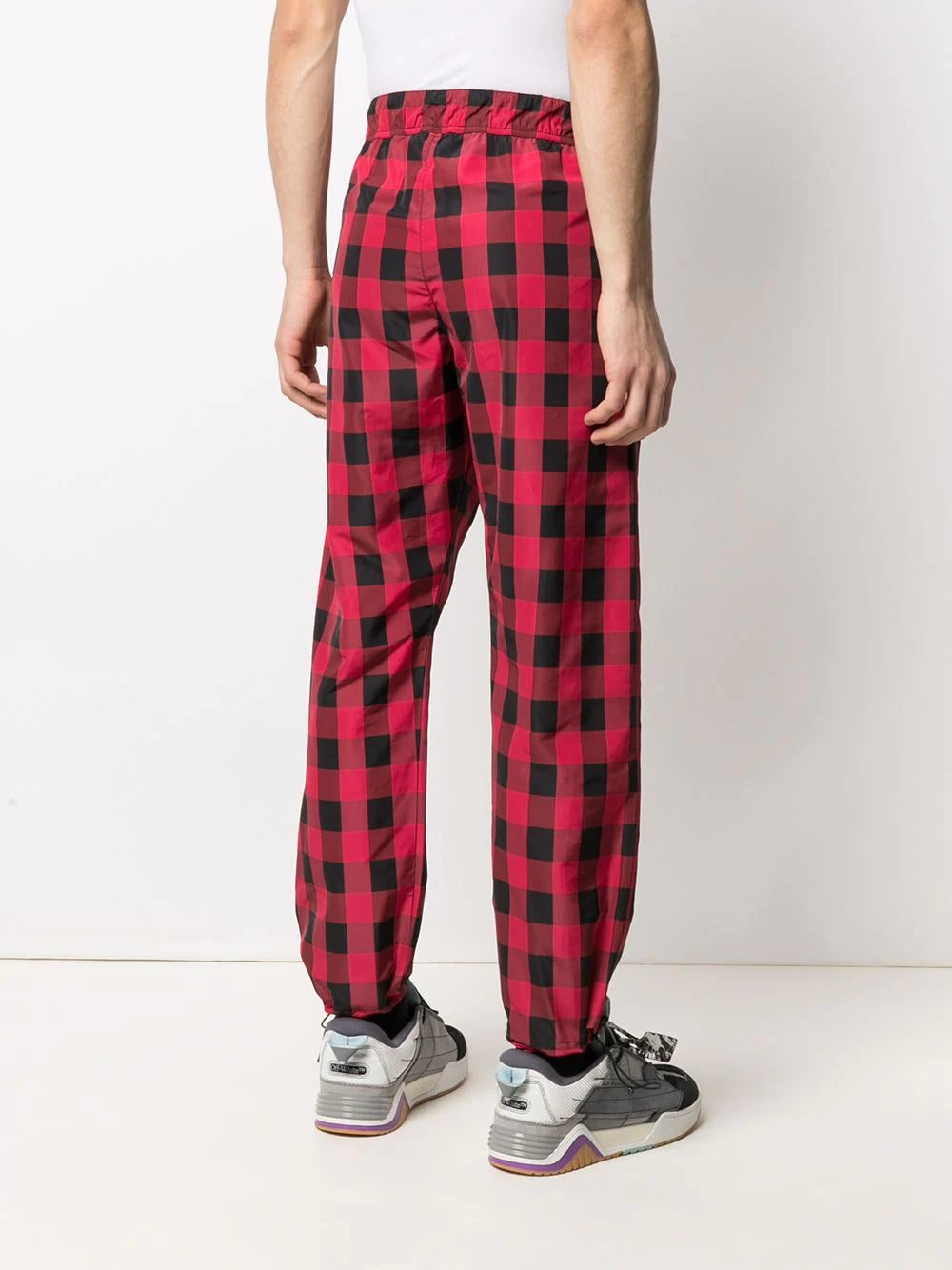 Palm Angels check print track pants - Image 4