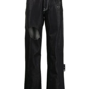 Off-White  cut-out detail denim jeans