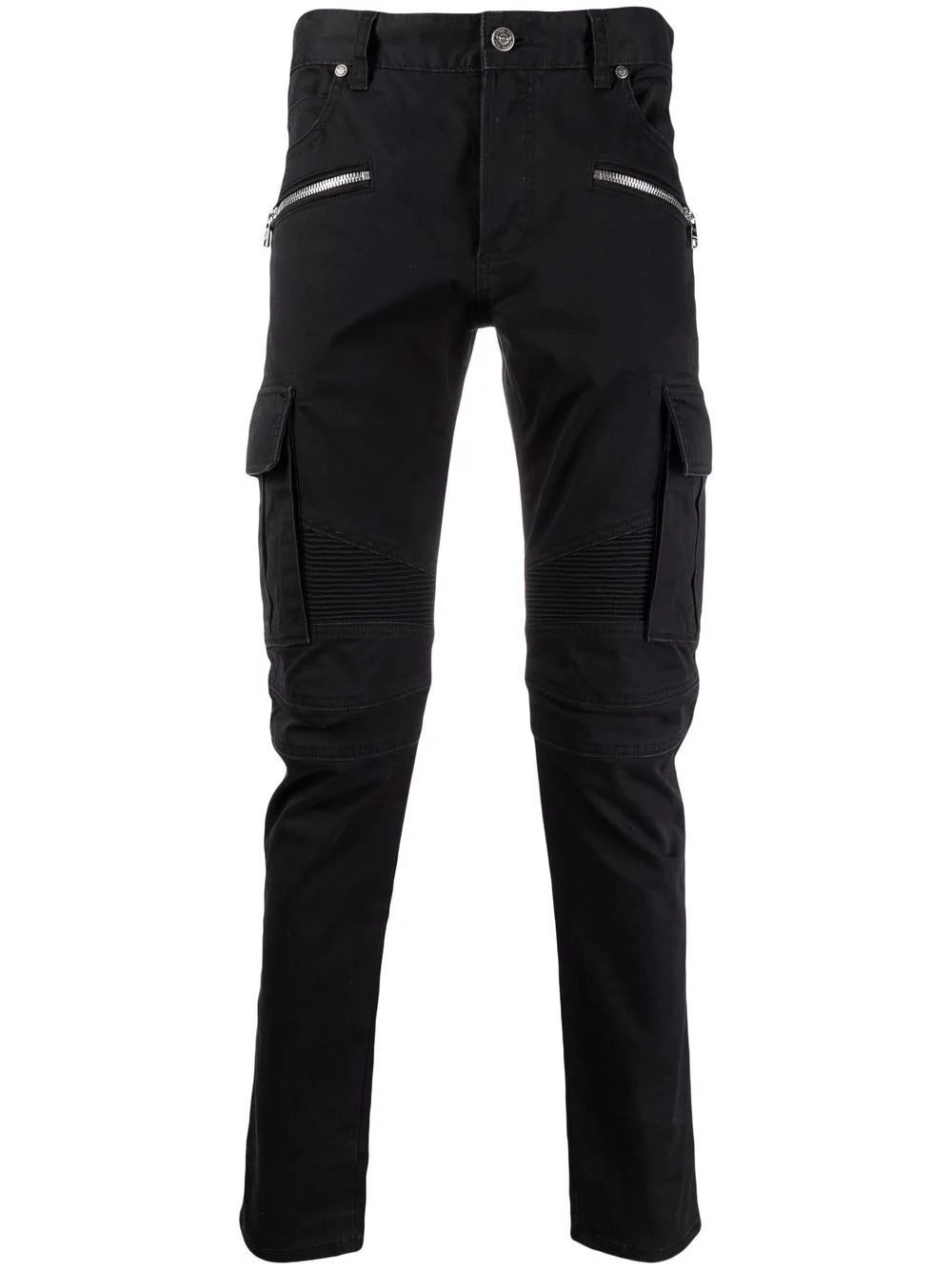 Balmain B-embossed cargo jeans