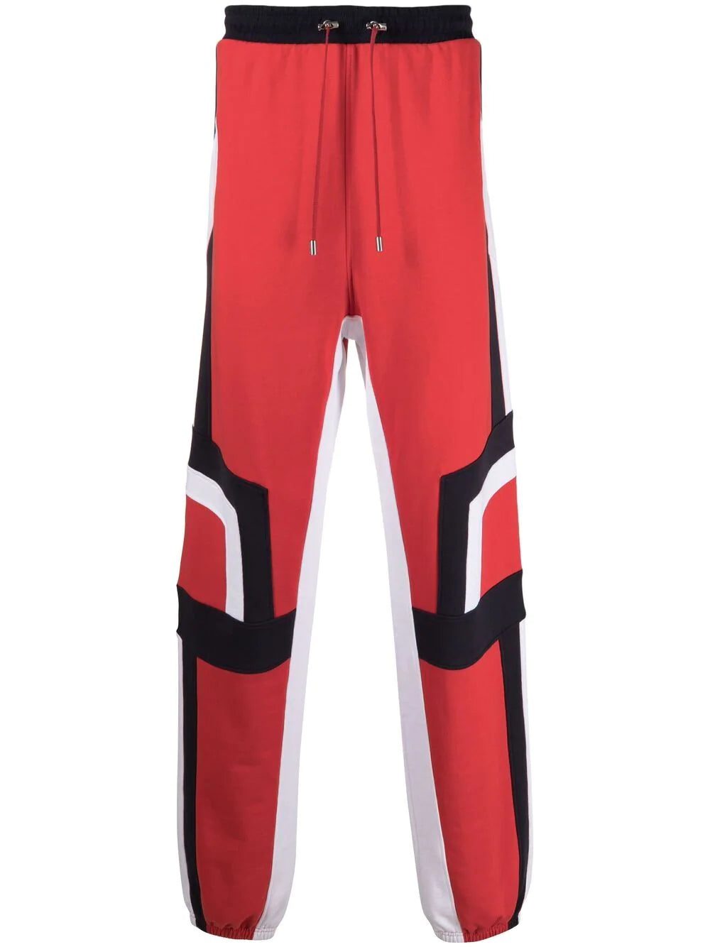 Balmain drawstring panelled track pants