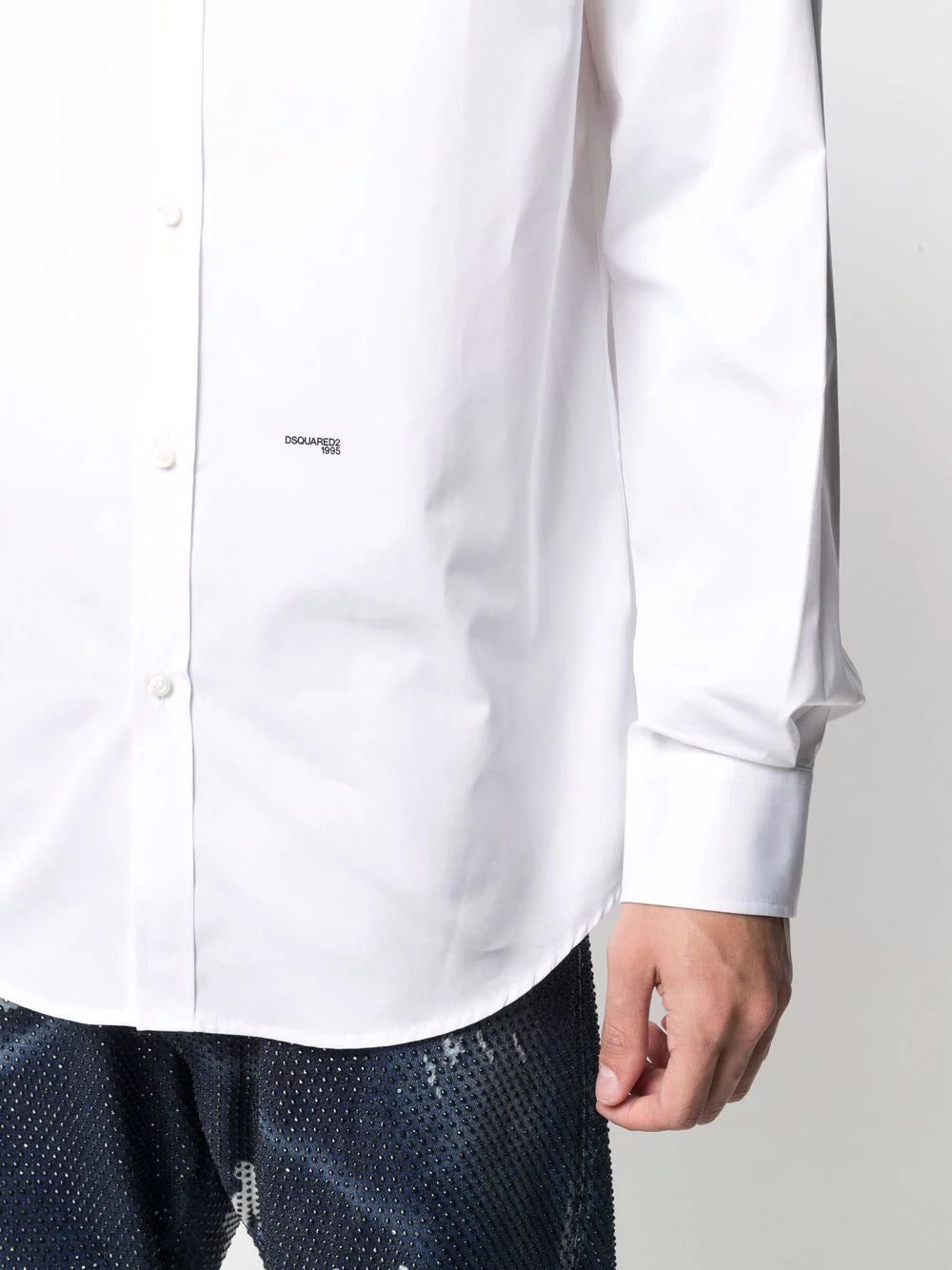 Dsquared2 embroidered-logo detail shirt - Image 4