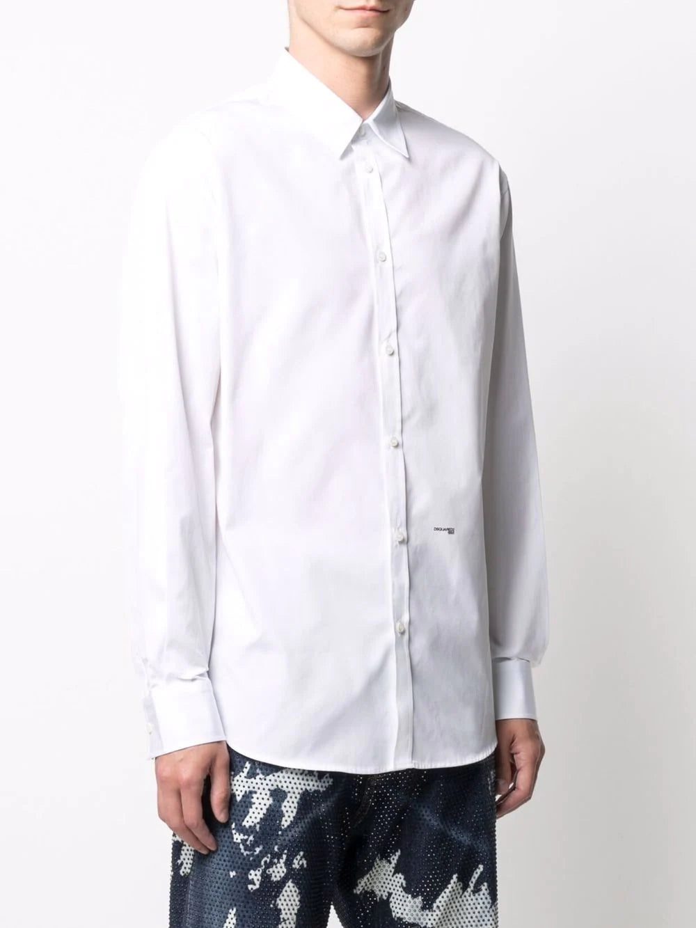 Dsquared2 embroidered-logo detail shirt - Image 2