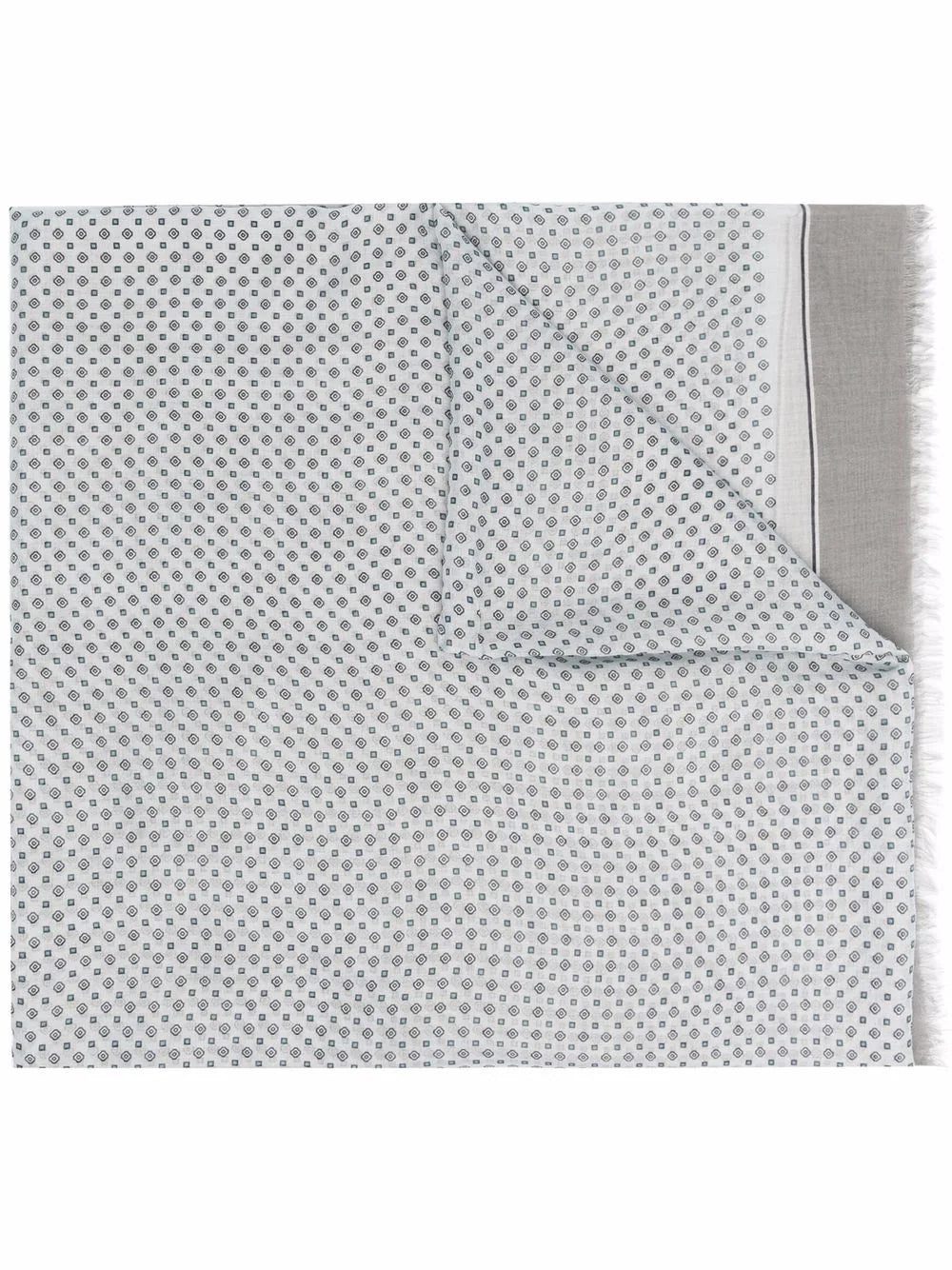 Gucci printed modal scarf