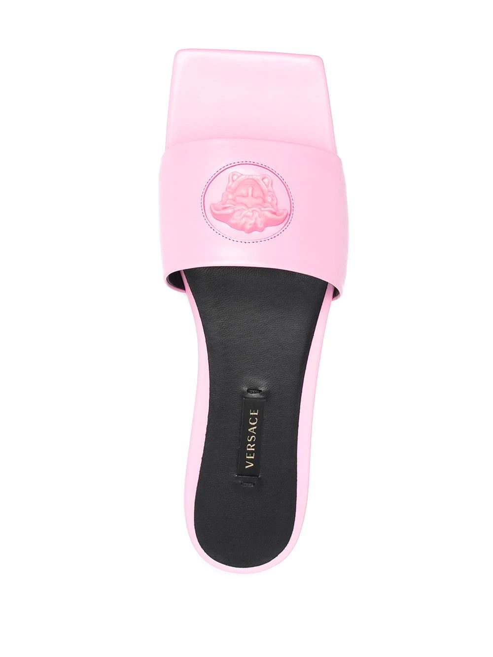 Versace Medusa-motif leather slides - Image 4