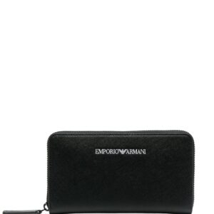 Emporio Armani  logo-print leather wallet