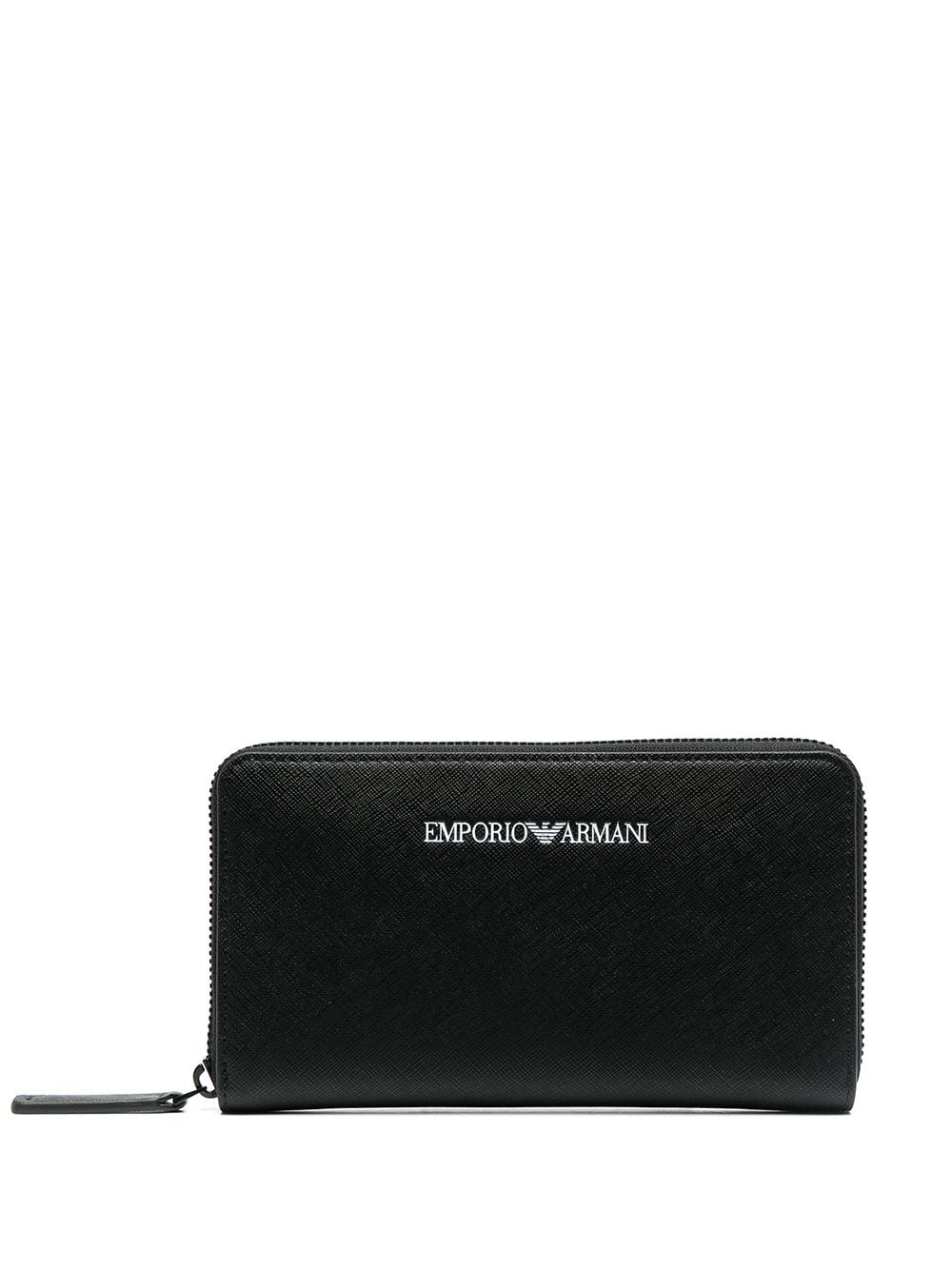 Emporio Armani logo-print leather wallet