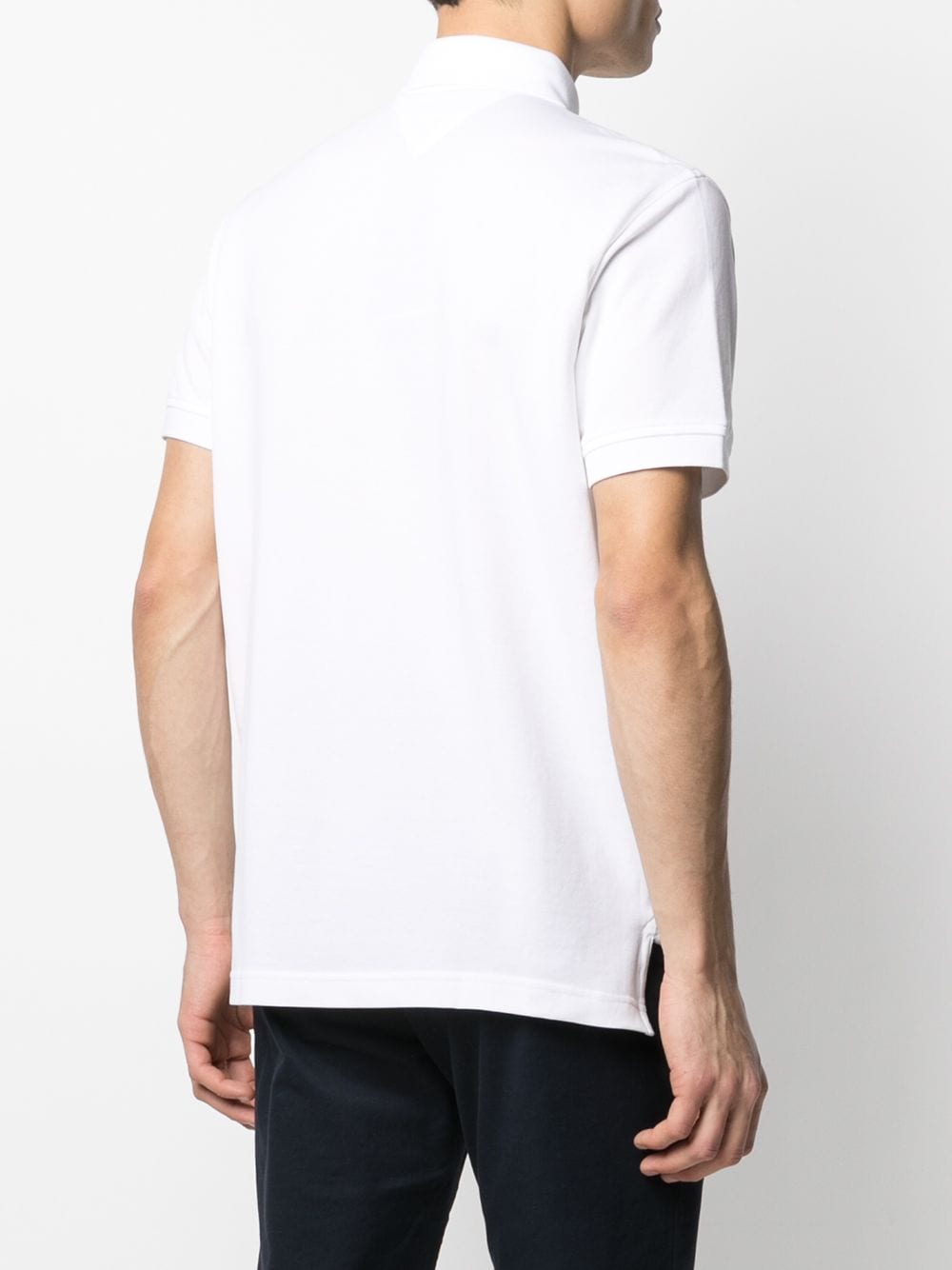 Tommy Hilfiger logo-patch polo shirt - Image 4