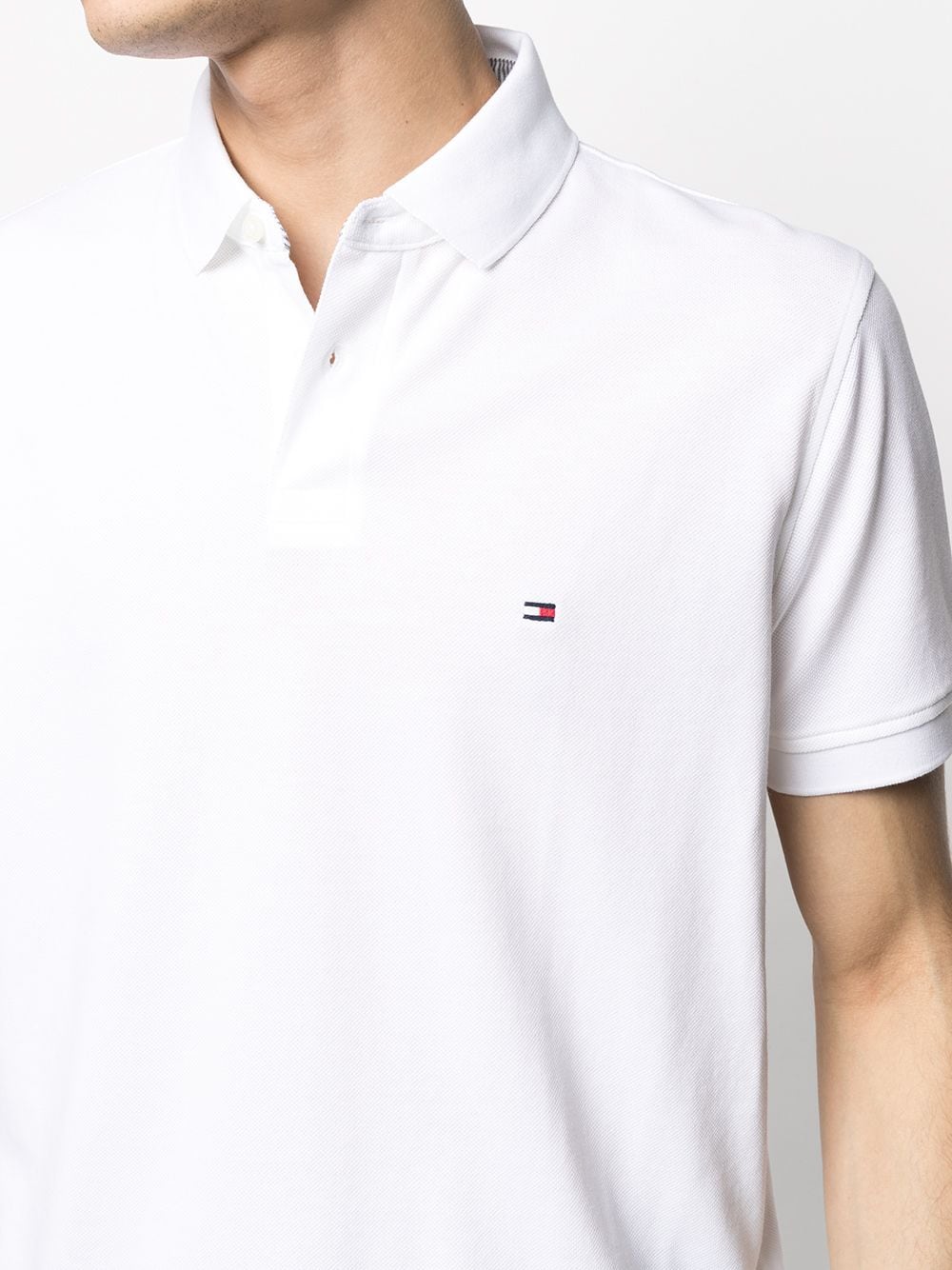 Tommy Hilfiger logo-patch polo shirt - Image 5