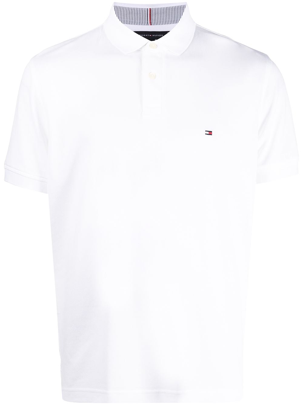 Tommy Hilfiger logo-patch polo shirt