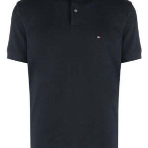 Tommy Hilfiger logo-patch polon shirt