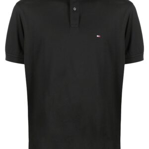 Tommy Hilfiger logo-patch short-sleeved polo shirt