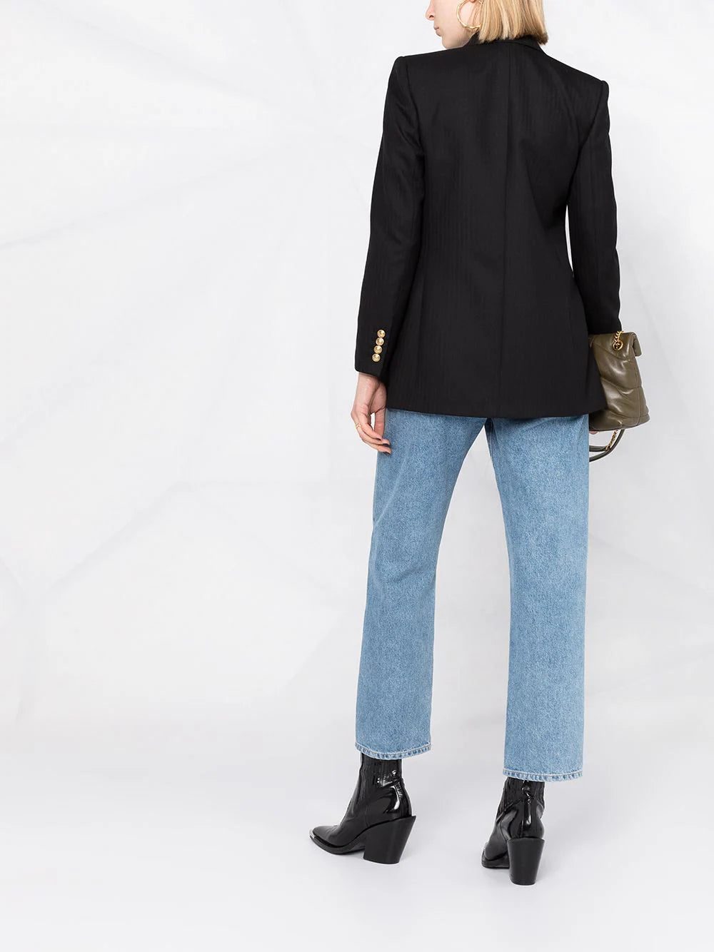 Saint Laurent peak-lapel double-breasted blazer - Image 4