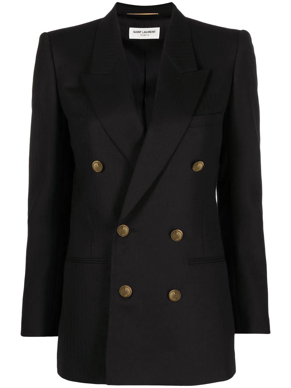 Saint Laurent peak-lapel double-breasted blazer
