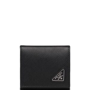 Prada enamel logo coin purse