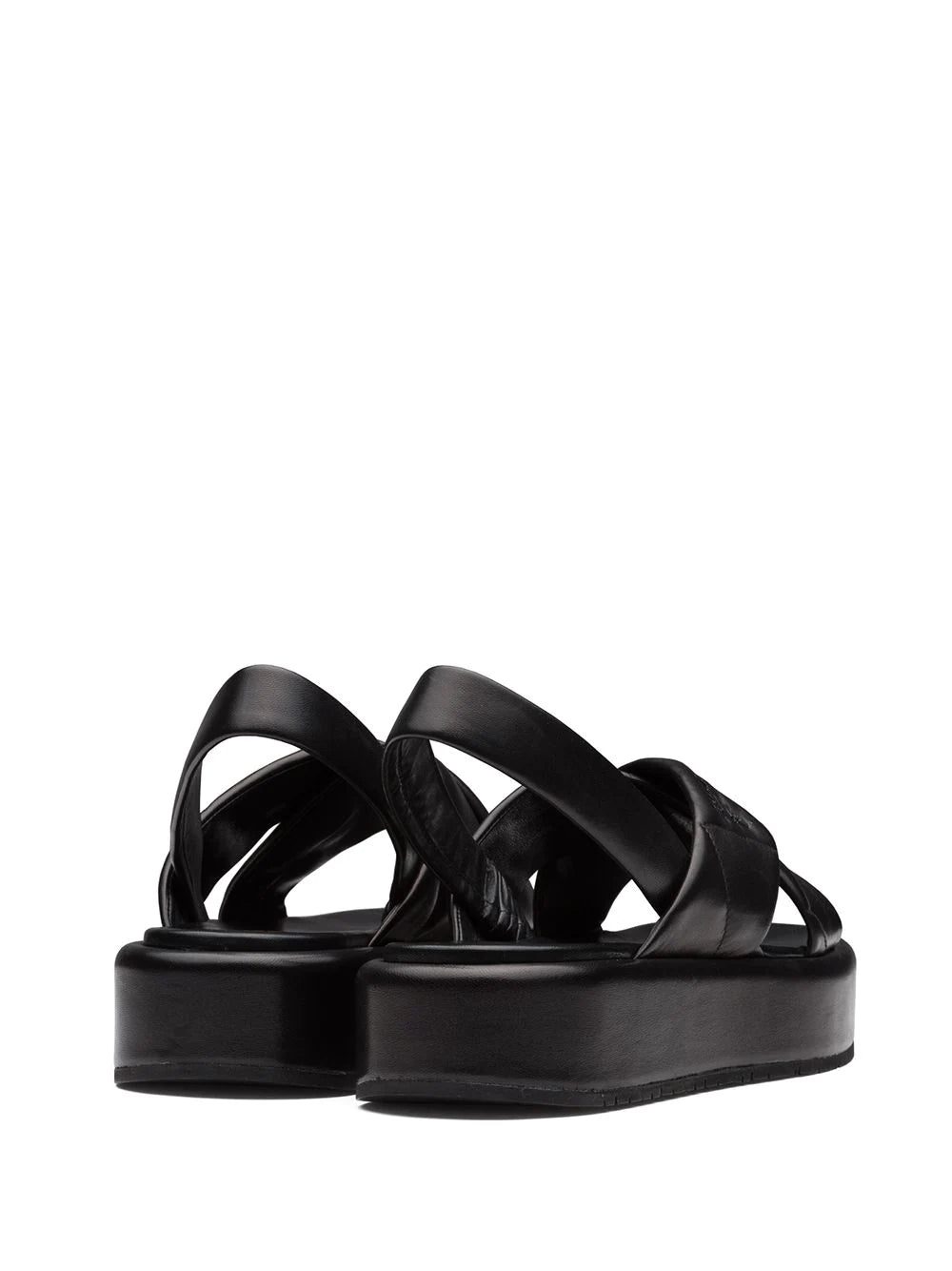 Prada quilted flatform sandals - Image 3