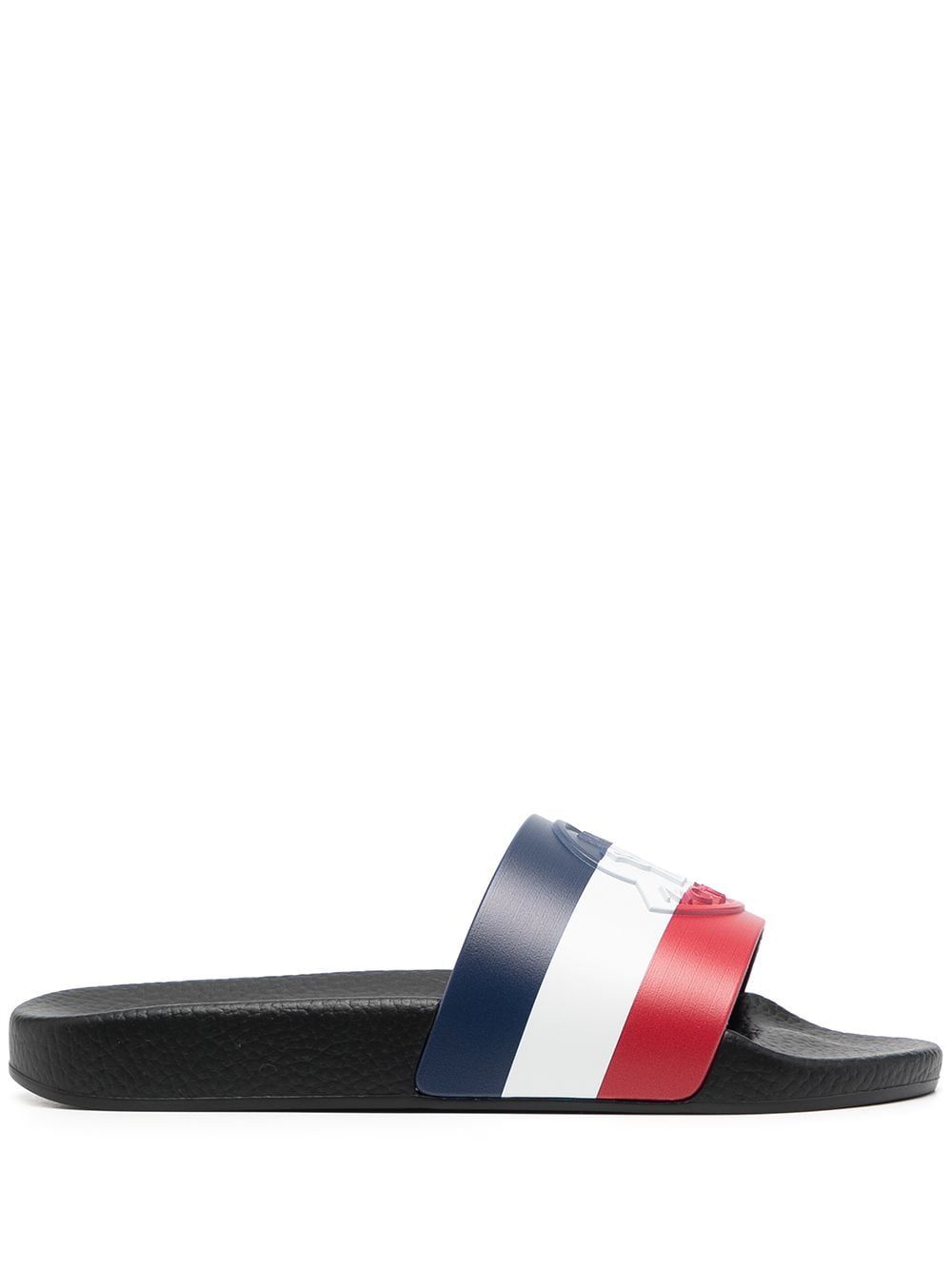 Moncler Basile tricolour slides