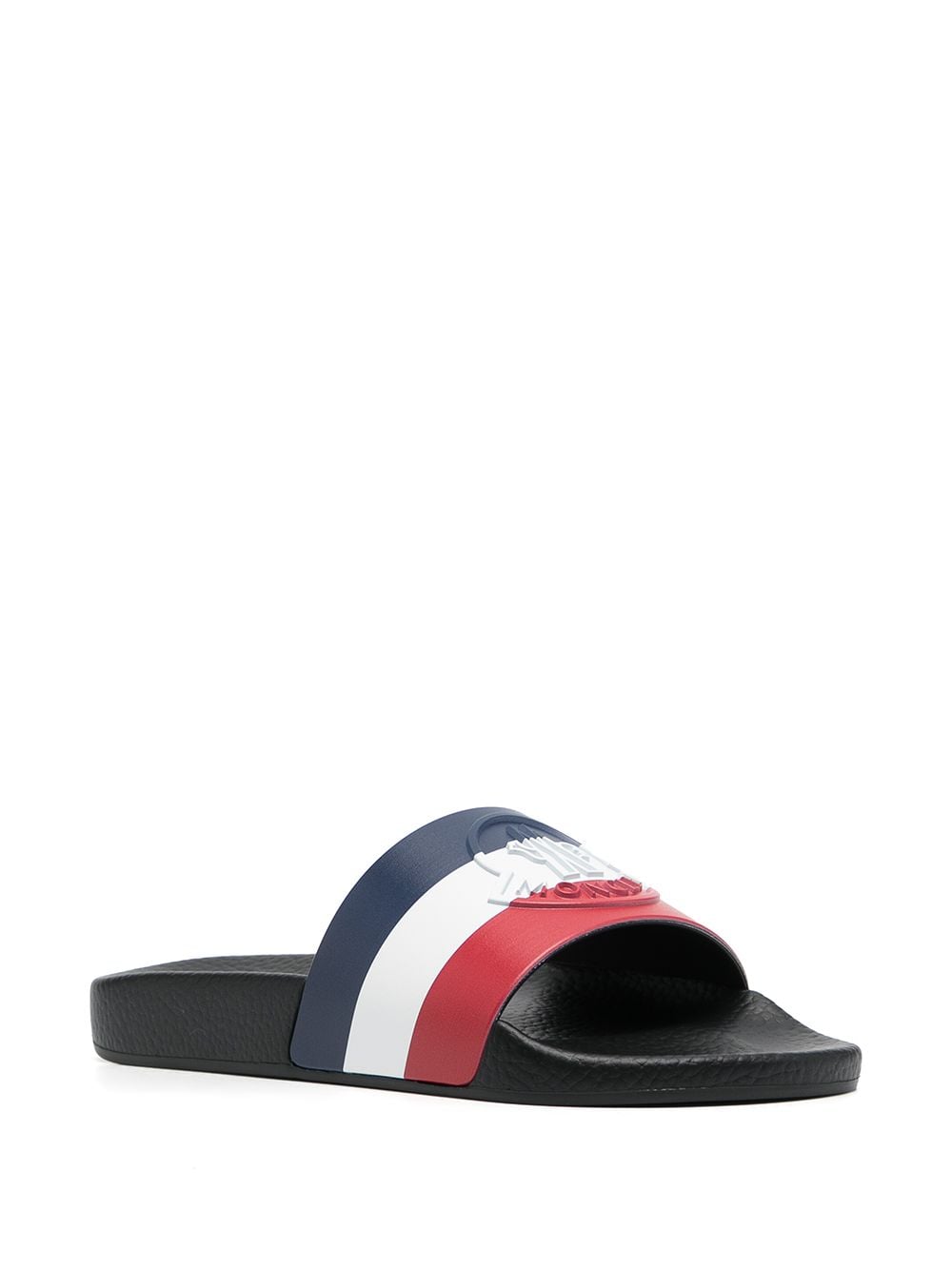 Moncler Basile tricolour slides - Image 2