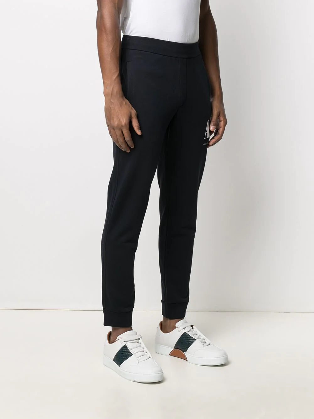 Armani Exchange logo-embroidered track pants - Image 3