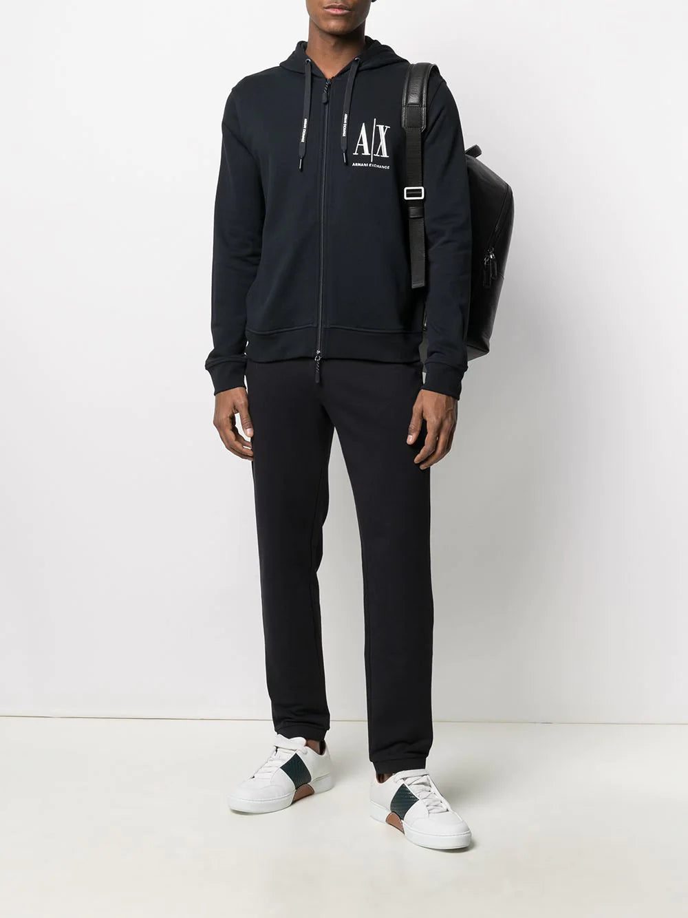 Armani Exchange logo-print track pants - Image 2