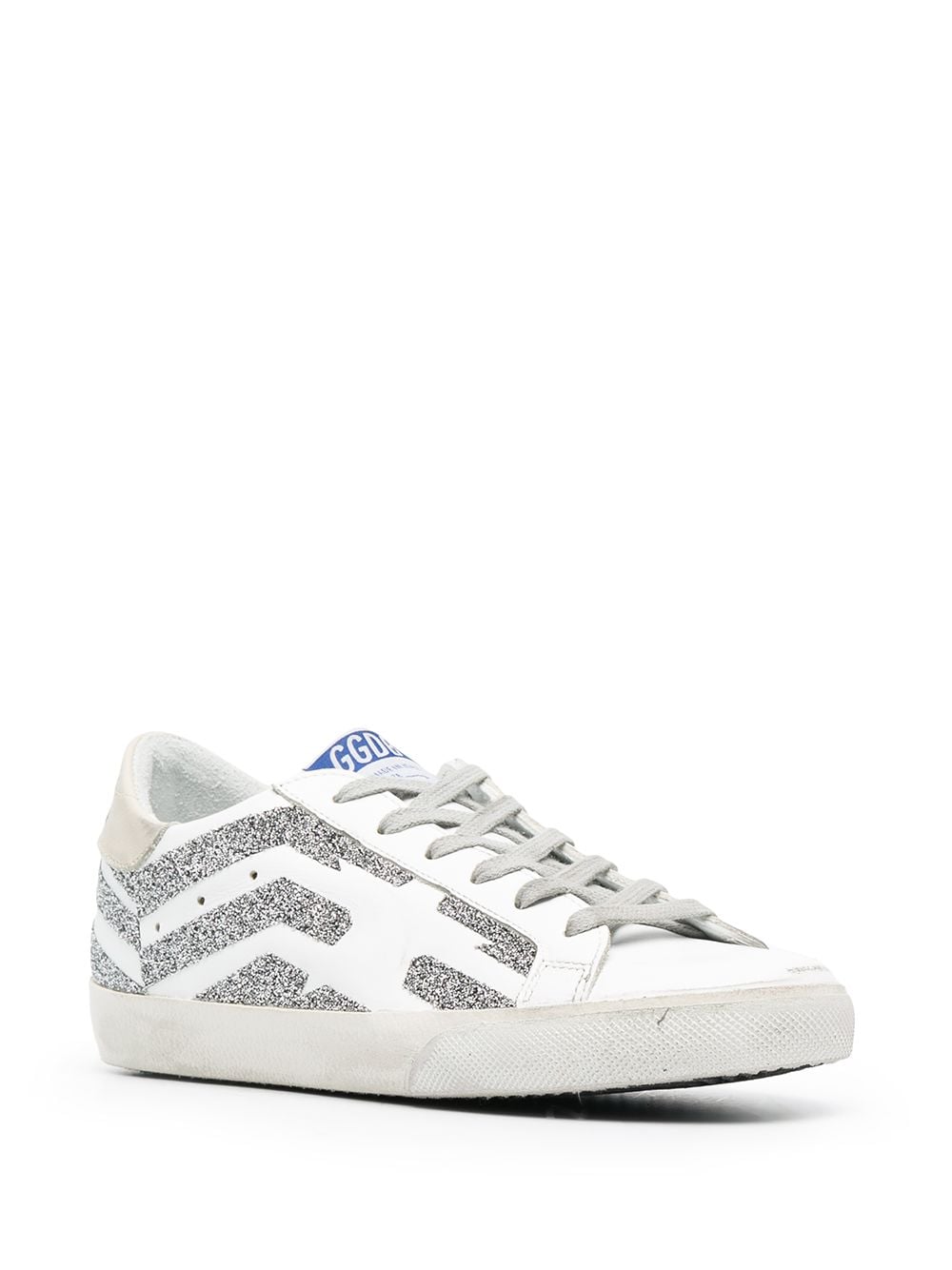 Golden Goose Super-Star flag-motif low-top sneakers - Image 2